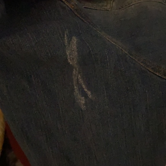 Aztec Distressed look denim jacket plus size 2x - Picture 12 of 12